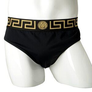 Versace Men's Greeca Border Low Rise Swimwear Slip Versace sz 7 US XL IT 54